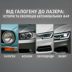 Від галогену до лазера: